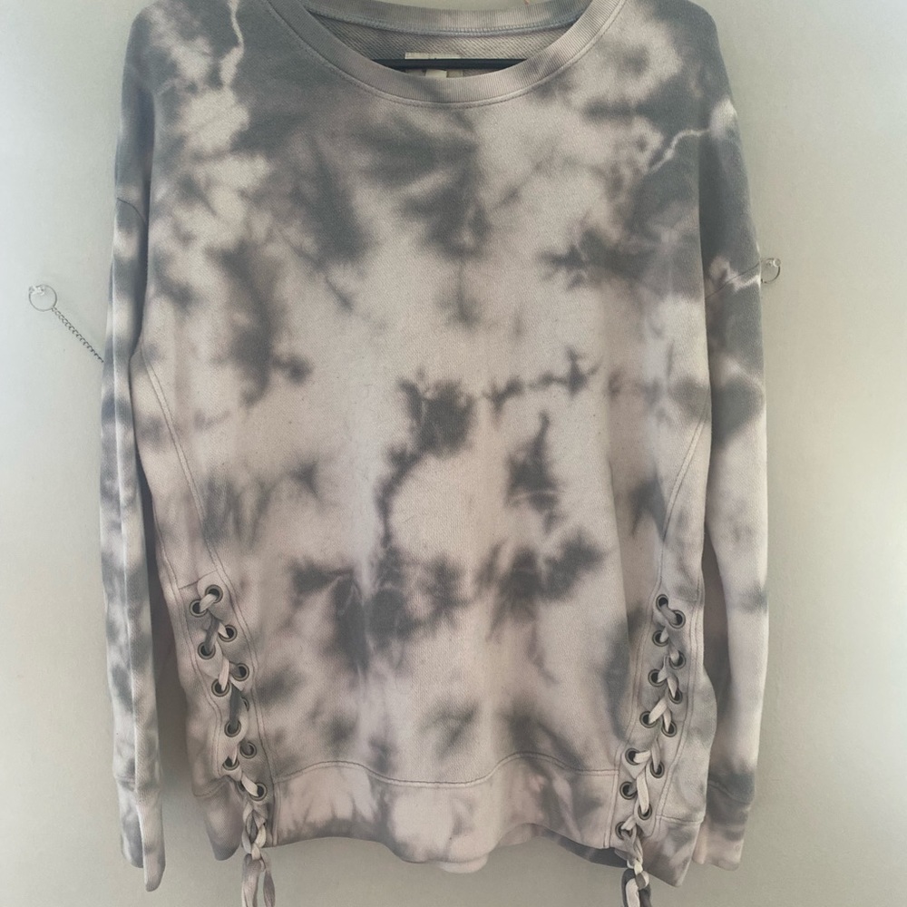 Blue tie dye sweatshirt